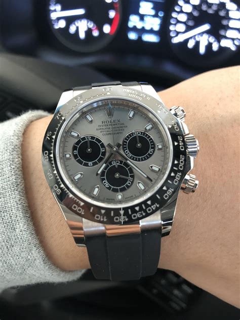 daytona rubber strap white gold|rubber bands for rolex daytona.